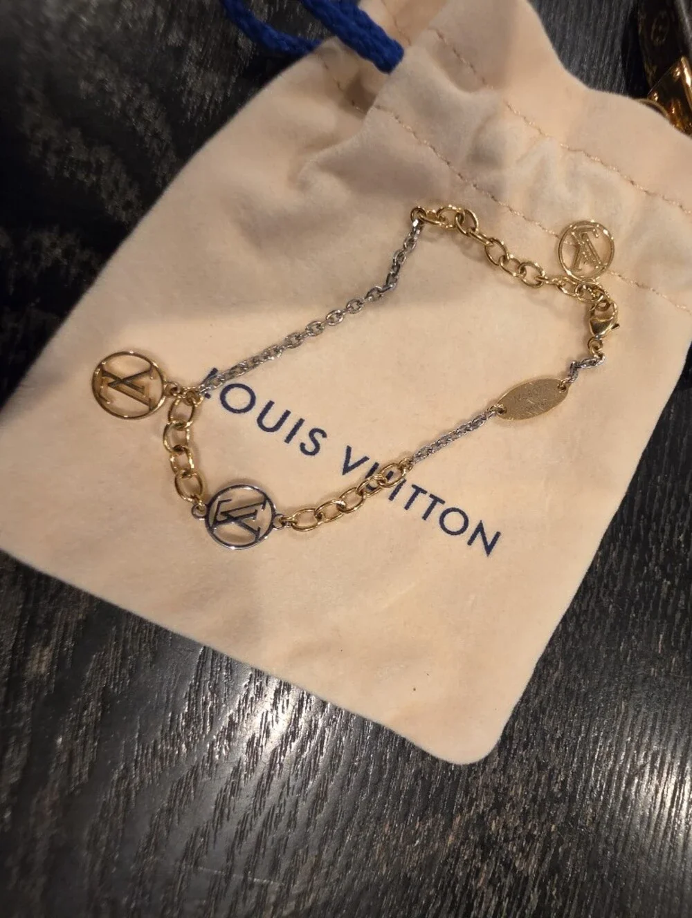 Louis Vuitton Set Of 3 Bracelets - Authentic